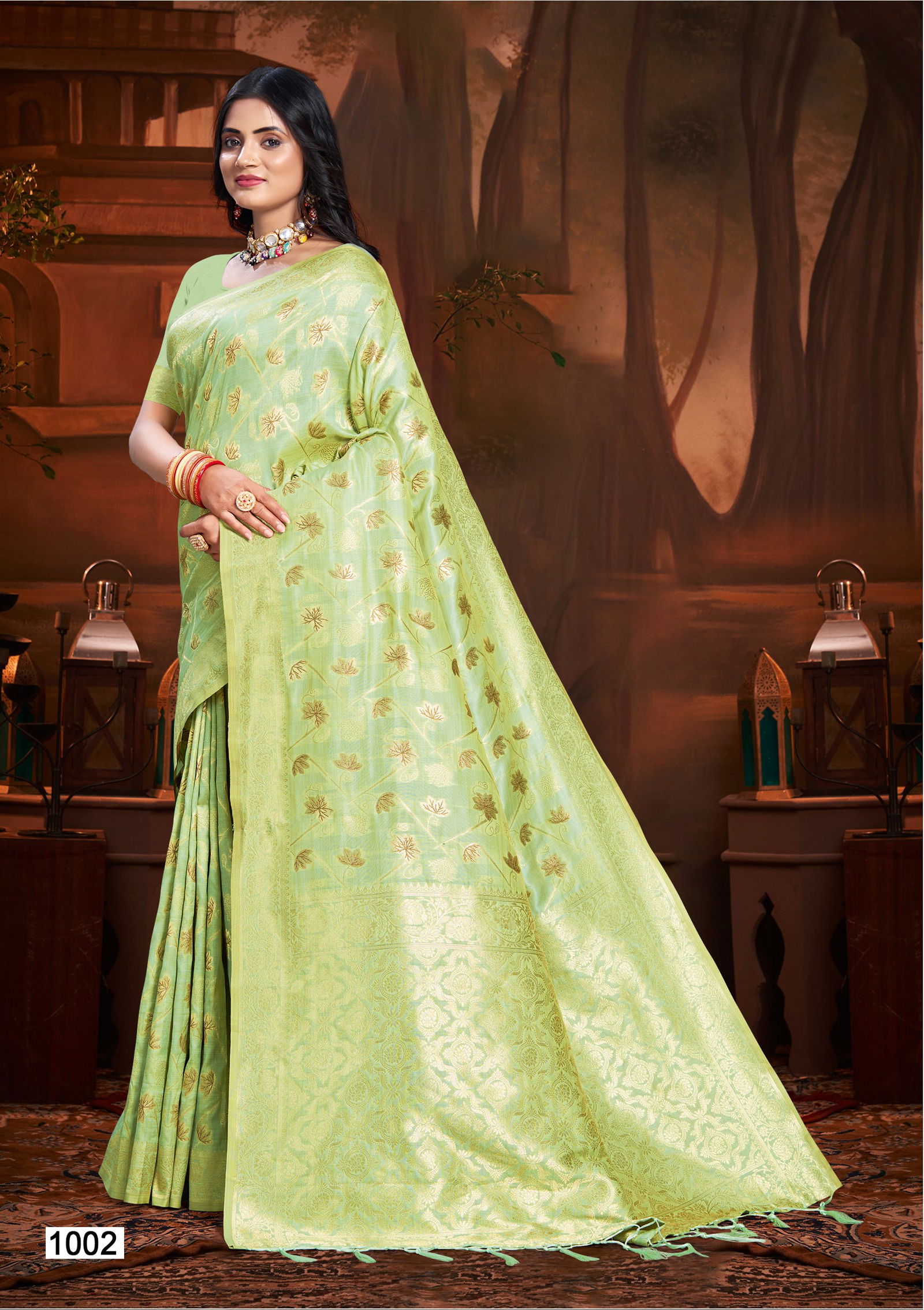 Anubhuti Silk Vol 2 By Bunawat Cotton Silk Designer Sarees Wholesale Market In Surat

